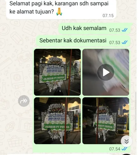 Pengiriman Papan Bunga Selamat Cempaka Putih Timur