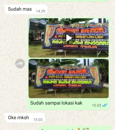 Pengiriman Papan Bunga Cempaka Putih Timur
