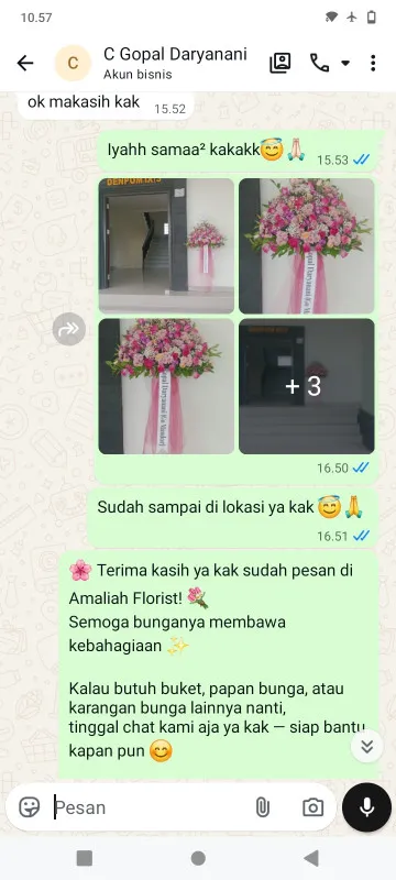 Pengiriman Karangan Bunga Cempaka Putih Timur