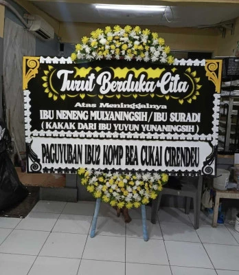 Papan Bunga di Cempaka Putih Timur